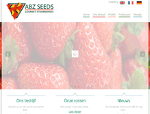 Tablet Screenshot of abz-strawberry.nl